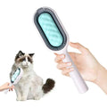 Removedor de Pelos Pet Multifucional, Limpeza Profunda, Rasqueadeira, Massageador para Cães e Gatos de Porte Grande e Pequeno (Azul)