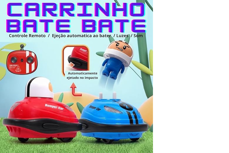 Carrinhos Bate - Bate Azul e Vermelho