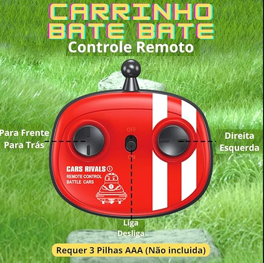 Carrinhos Bate - Bate Azul e Vermelho